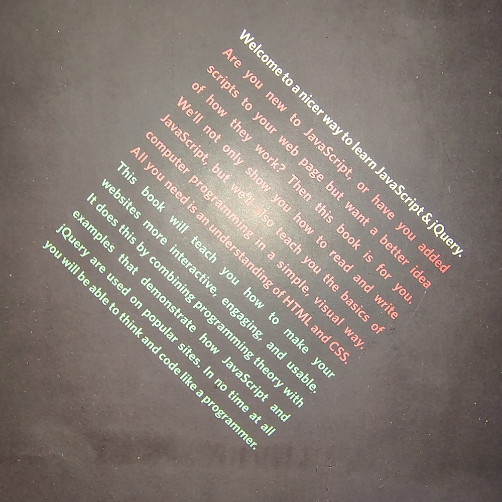 NWOT JavaScript & jQuery Book by Jon Duckett - Picture 2 of 8